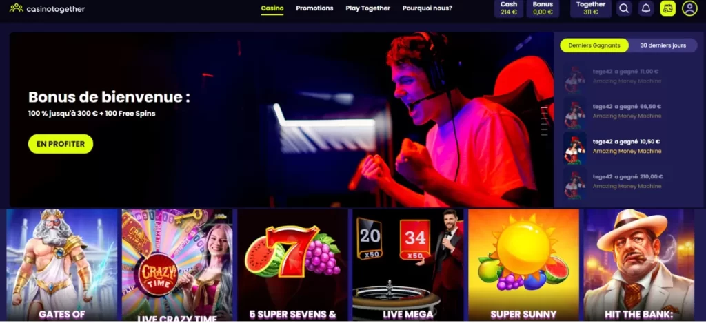 Casino together homepage
