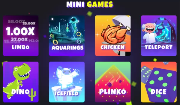 mystake casino mini games